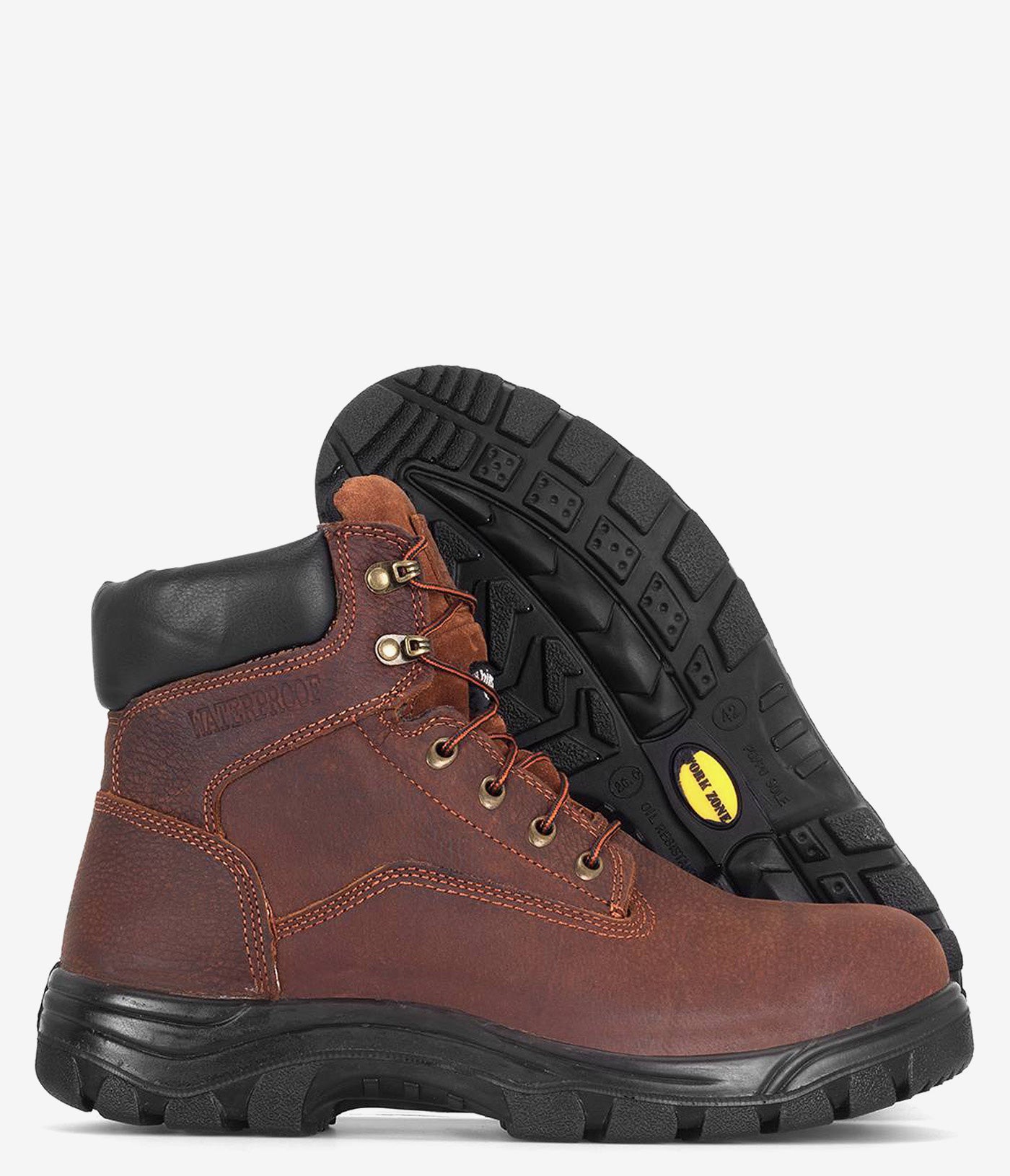 Waterproof Insulated Work Boots for Men & Women - Heavy Duty Safety Boots for Construction, Hiking & Outdoor Work - Slip Resistant & Comfortable Work Zone 6 Boots