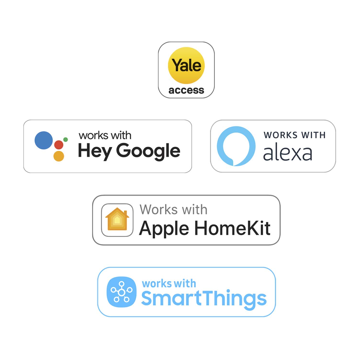 Yale Smart Cabinet Lock - Bluetooth & WiFi Enabled - Secure Your Valuables at Home or Office
