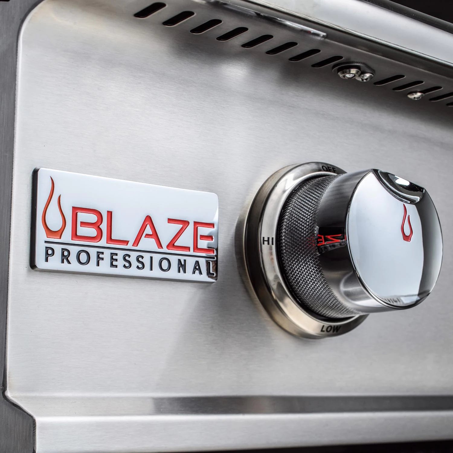 Blaze Professional LUX 34 Inch 3 Burner Built-In Gas Grill with Rear Infrared Burner - BLZ 3PRO - Perfect for Outdoor Cooking, Backyard BBQs, and Patio Entertaining