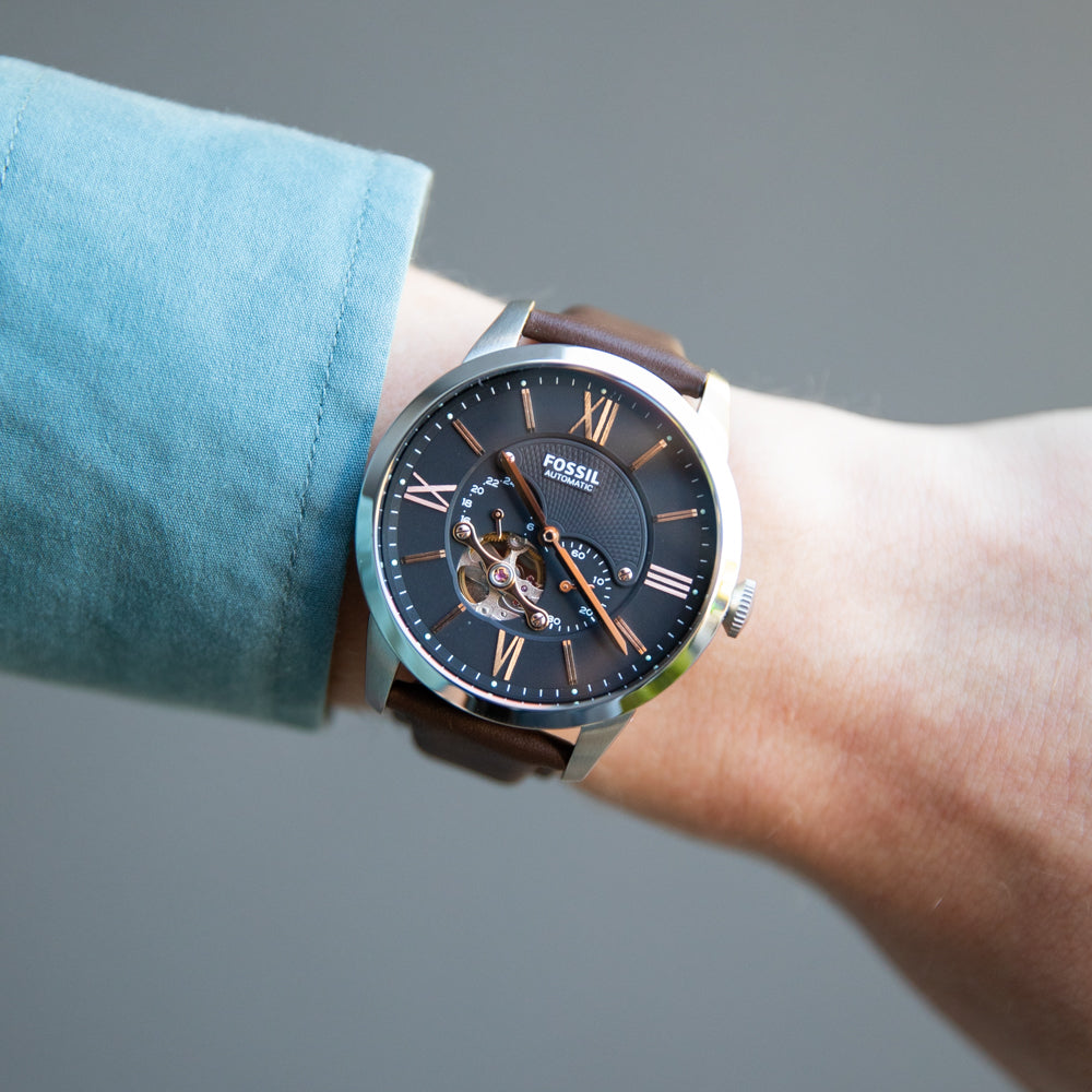 Fossil Townsman ME3061 Automatic Multifunction Men's Watch - Stylish & Durable for Business, Casual & Everyday Wear