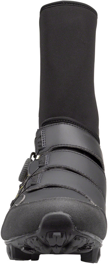 45NRTH Ragnarok Tall Cycling Boot - Waterproof Winter Bike Shoes for Men & Women, Black, Size 38 - Perfect for Cold Weather Commuting & Mountain Biking