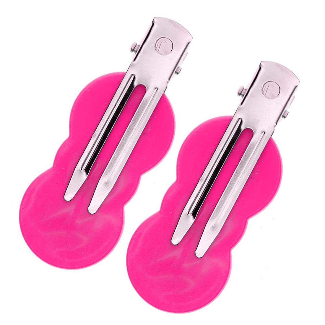 Professional BOXO Section Clips for Hair Styling - Pink Hair Clips for Women & Girls (4-Pack, 15g) - Perfect for Salon, Home Haircuts & DIY Hairstyles