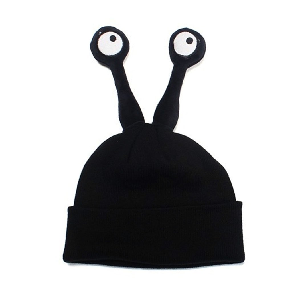 GoClothod Kids Cute Reindeer Antlers Hat - Warm Winter Knitted Beanie for Boys & Girls - Perfect for Christmas, Holiday Photos & Outdoor Winter Activities