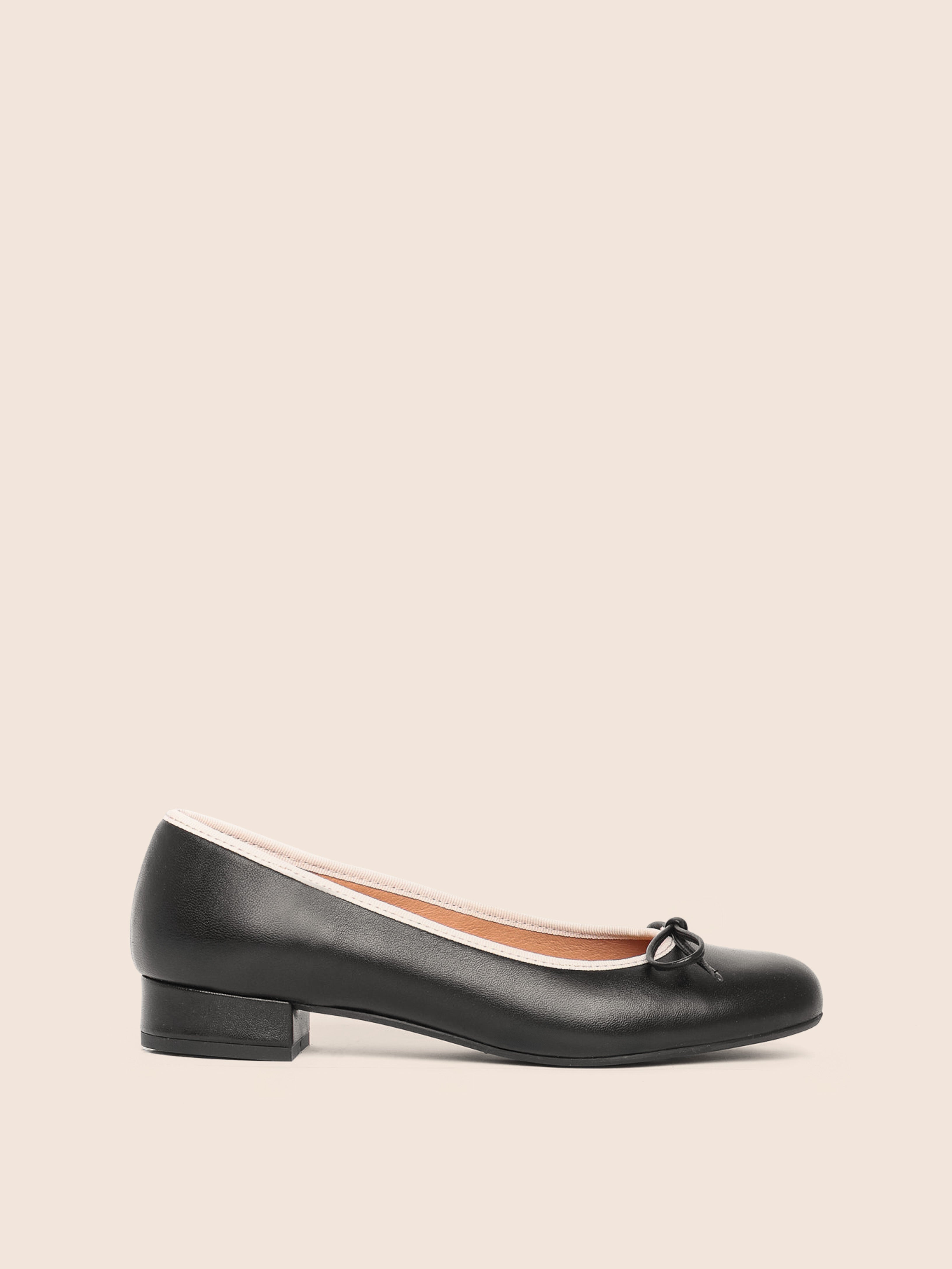Covelo Black Ballerina Flats for Women - Comfortable & Stylish Ballet Shoes for Work, Casual Wear & Dance