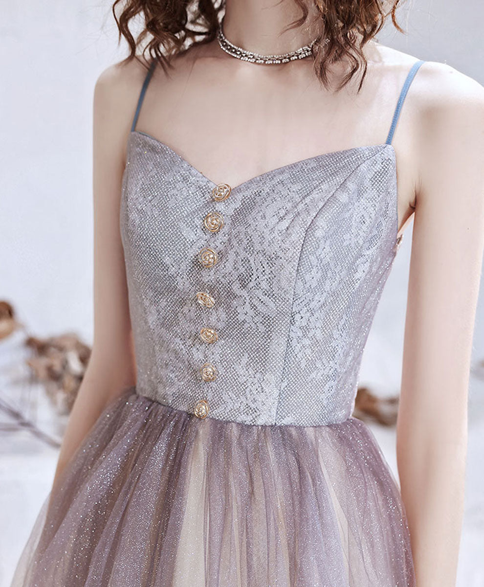 Elegant Sweetheart Neckline A-Line Long Prom Dress - Shiny Formal Gown for Homecoming, Ball & Evening Events