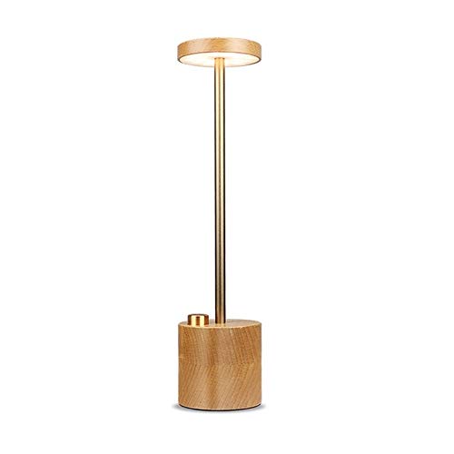 USB Rechargeable LED Desk Lamp - Eye Protection Reading Light for Students, Kids, Dorm & Hotel Use - Adjustable Brightness, Portable Study Lamp for Night Reading & Office Work (Switch Button Control)