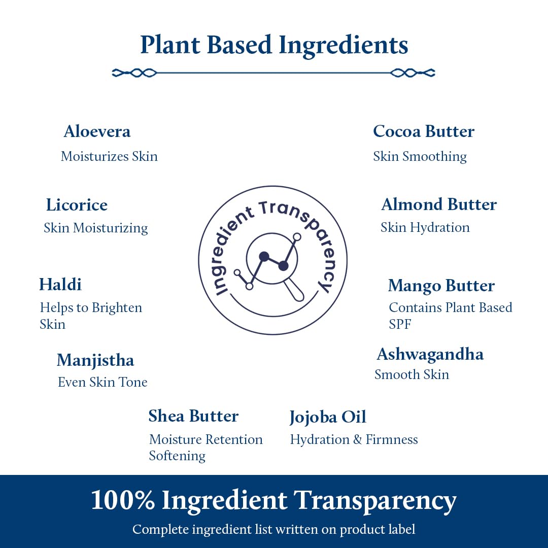 Blue Nectar Ultra Hydrating Warm Vanilla Body Lotion for Dry & Oily Skin with Plant-Based Vitamin E | Natural Body Butter & Winter Moisturizer | Deep Hydration for Face & Body | 16 Herbs Formula | 200ml | Perfect for Daily Skincare & Cold Weather Protection