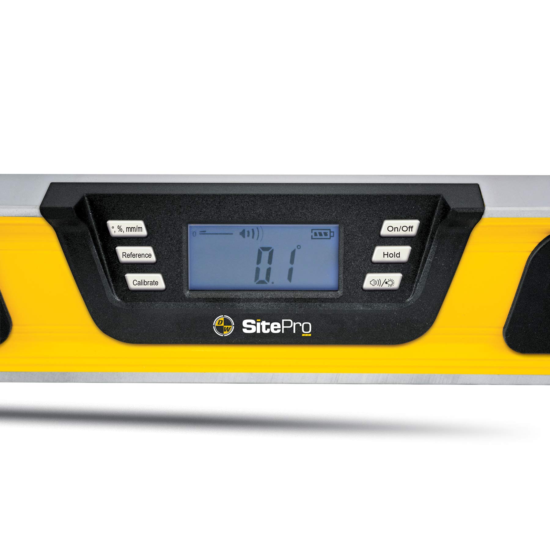 SitePro DL24 Digital Box Level 24-Inch - High Precision Electronic Level Tool for Construction, Carpentry, and DIY Projects