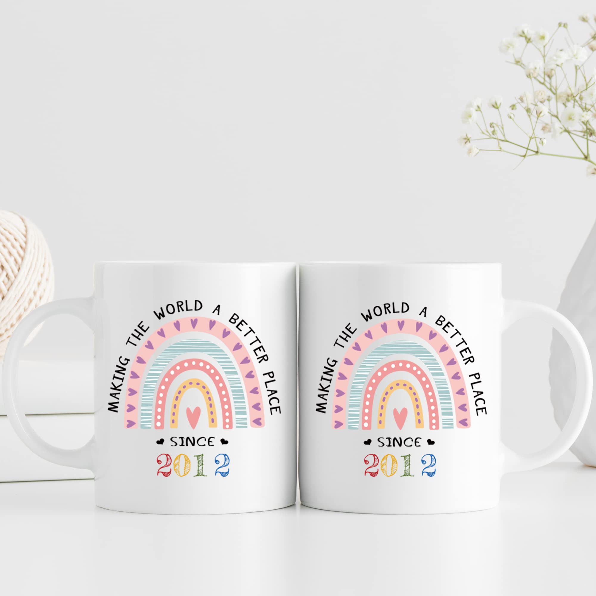 2012 Birthday Gifts for Women - Inspirational 11 oz Coffee Mug - Perfect Gift for Daughter, Friend, Sister, Cousin & Granddaughter - Ideal for Office, Home & Coffee Breaks