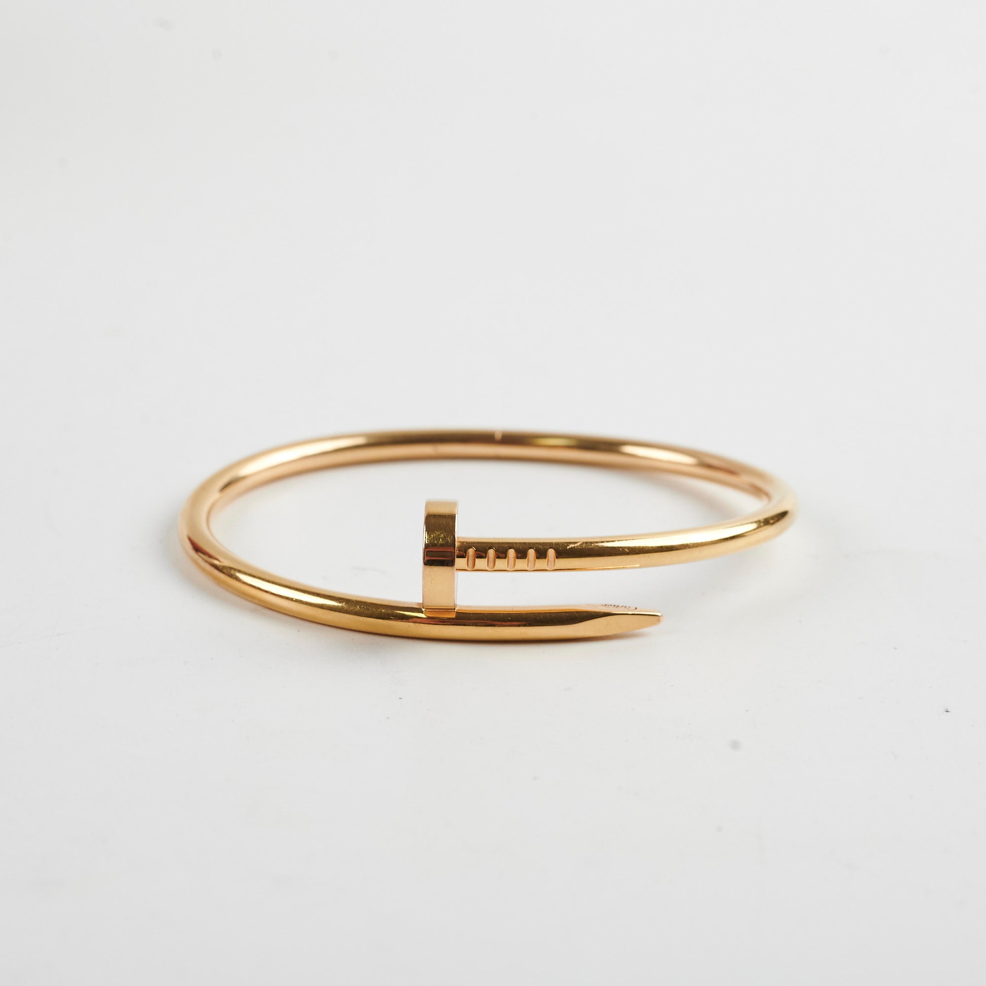 Cartier Juste un Clou Bracelet 18K Pink Gold Size 17 - Luxury Jewelry Gift for Women, Perfect for Weddings, Anniversaries & Special Occasions