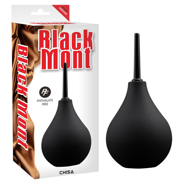 Black Mont Enema Shower Kit - Easy to Clean, Comfortable & Hygienic for Colon Cleansing, Detox, and Home Spa Use