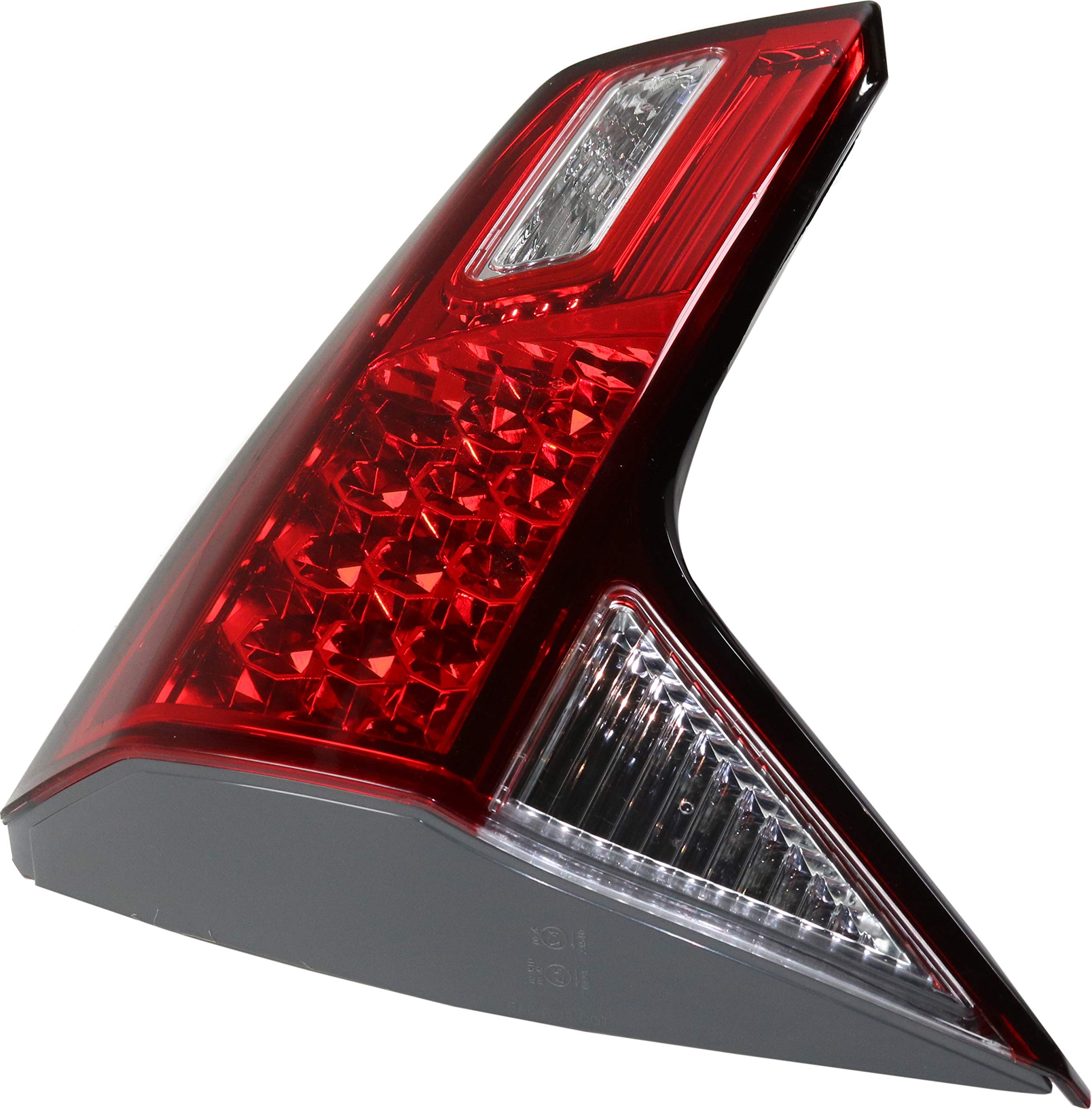 Evan-Fischer LED Tail Light Compatible With 2019 Honda HR-V - Clear & Red Lens Replacement for Enhanced Visibility and Safety | Perfect for Night Driving, Car Upgrades, and Vehicle Customization