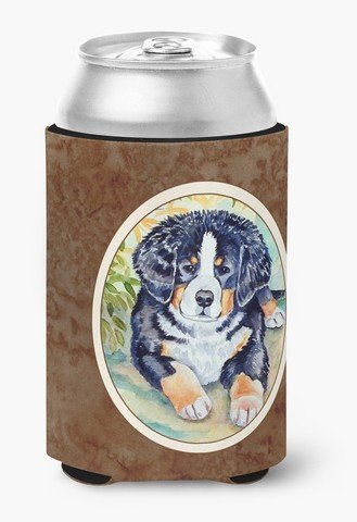 Bernese Mountain Dog Puppy Can & Bottle Hugger - Adorable Pet Accessory for Soda Cans, Beer Bottles & Drink Holders | Perfect Gift for Dog Lovers & Home Decor