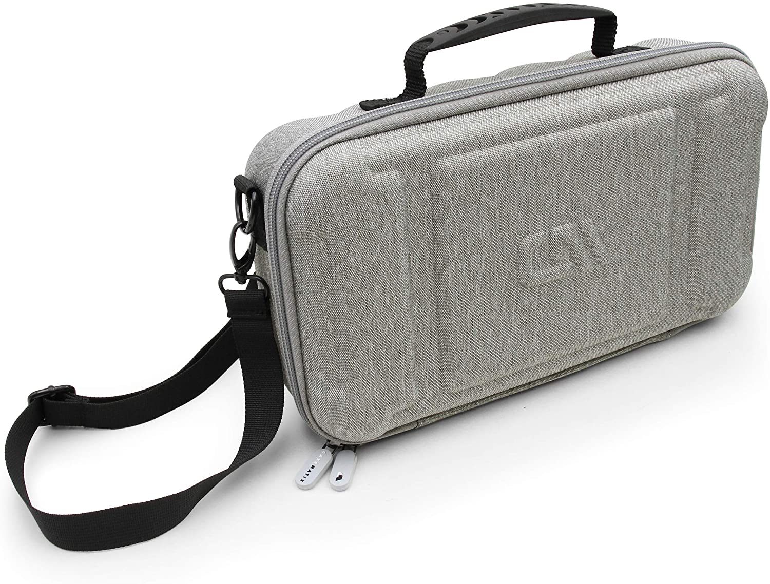 CASEMATIX Dual Wireless Microphone Case - Compatible with Sennheiser & Shure Mics - Durable Dual Mic Bag with Adjustable Strap - Perfect for Live Performances, Studio Recording & Travel Storage