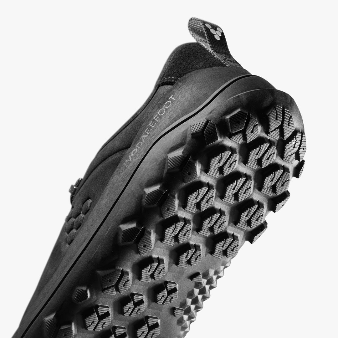 Vivobarefoot Men's Tracker Leather AT Low - Waterproof Barefoot Hiking Boots for Men | Lightweight & Durable Outdoor Adventure Shoes for Trail Running, Camping & Backpacking