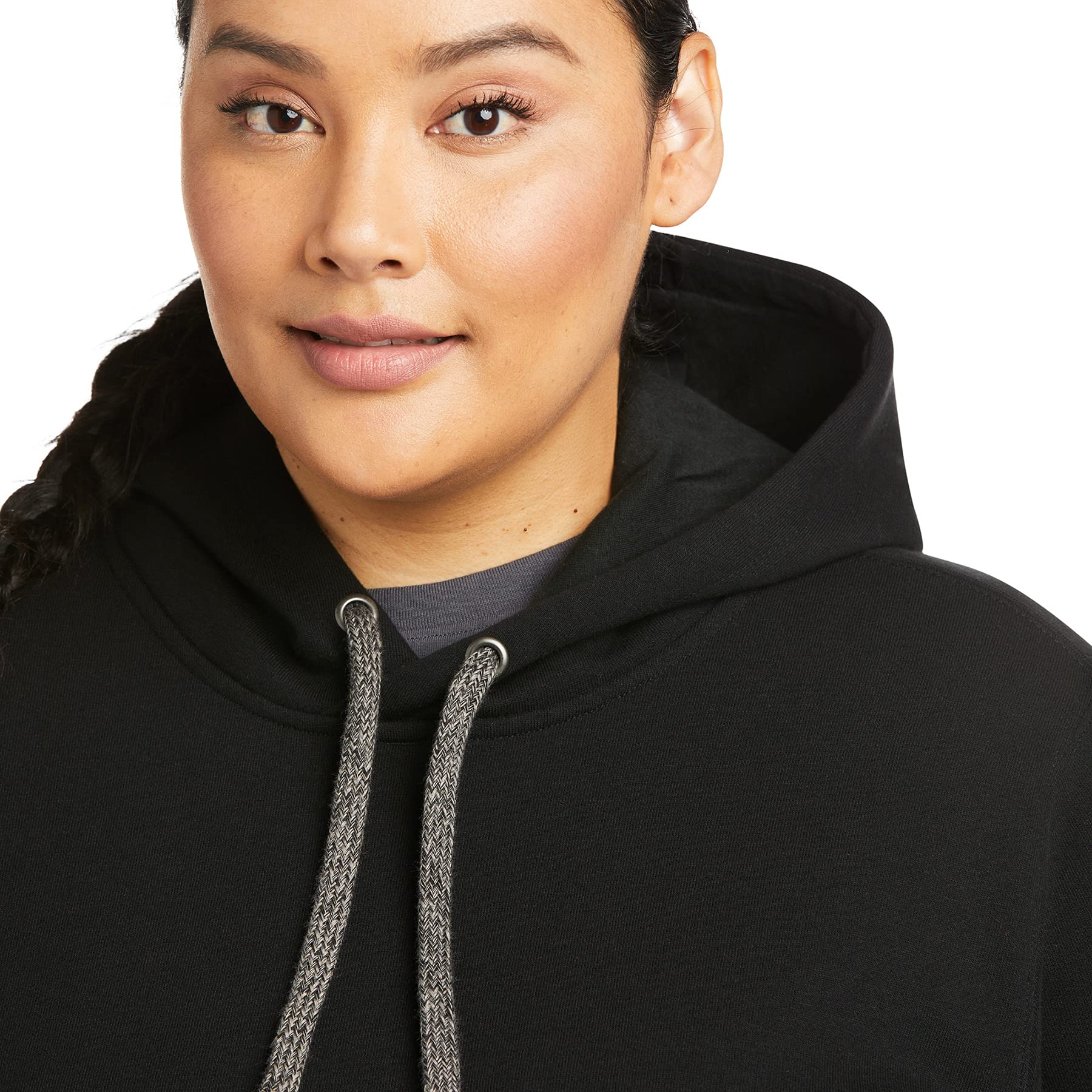 ARIAT Women's Rebar Graphic Hoodie - Soft Fleece Pullover with Stylish Print - Perfect for Casual Wear, Outdoor Activities & Workouts