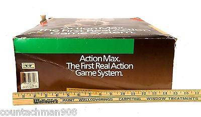 Action Max Game System Complete in Box with Sealed Sonic Fury Game Cartridge - Classic 80s Light Gun Video Game Console for Retro Gaming Enthusiasts - Perfect for Home Entertainment and Collector's Display