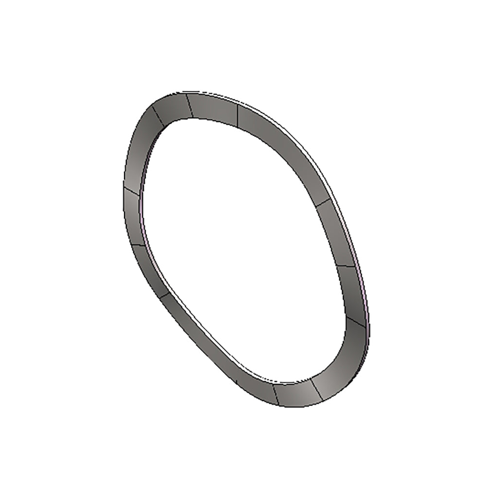 BD4802 3 Wave Washer D40 - High-Quality Stainless Steel Spring Washer for Industrial Machinery, Automotive & Plumbing Applications