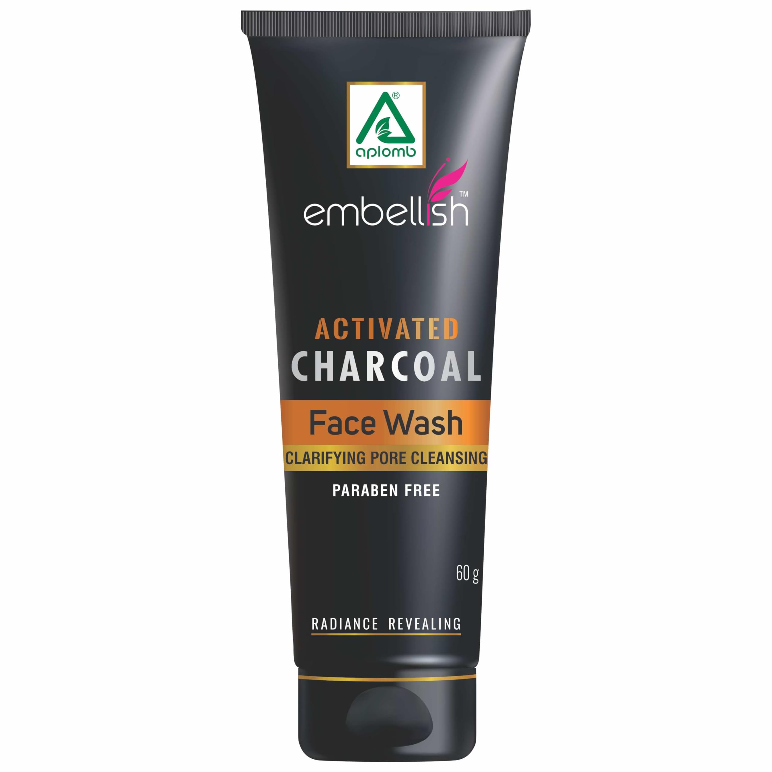 APLOMB Activated Charcoal Face Wash - Deep Cleansing & Detoxifying for Acne & Oily Skin (Pack of 2) | Daily Skincare Routine for Men & Women