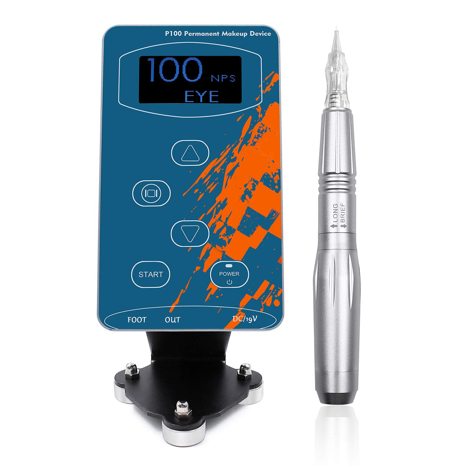 BIOMASER® Professional Digital Tattoo Machine Kit - Permanent Makeup Pen for Eyebrows & Lips | Salon, Beauty Studio & Home Use Tattoo Equipment