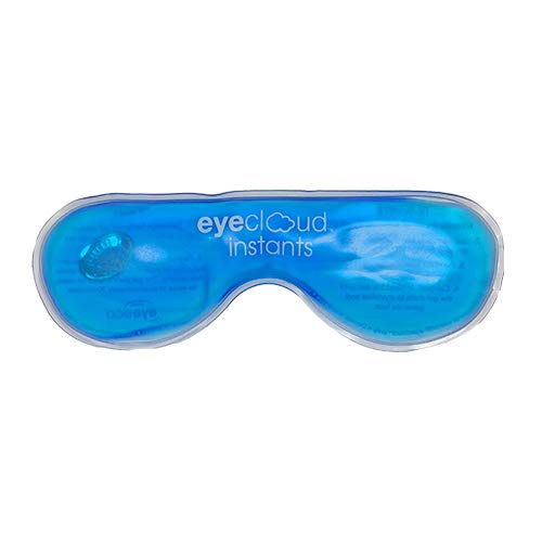 Eye Eco Eyecloud™ Home Kit - Natural Cooling & Heating Eye Mask for Dry Eyes, Puffiness & Stress Relief - Moisture Lock Technology & Adjustable Straps - Perfect for Relaxation, Travel & Migraine Relief (Blue)