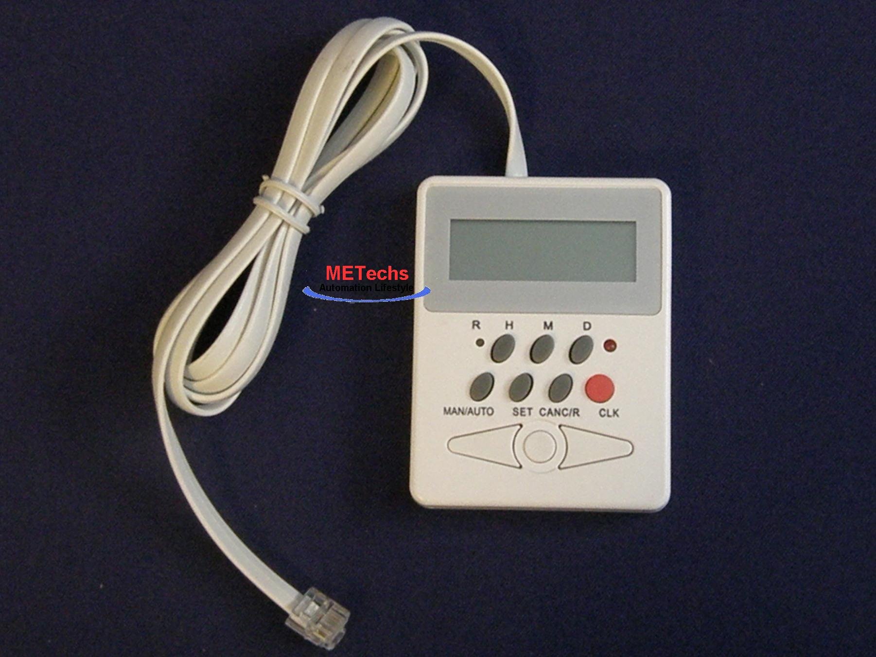 METechs CL200T Smart Electric Curtain Timer - Programmable Automatic Opening/Closing for Home Automation | Perfect for Bedrooms, Living Rooms & Smart Homes