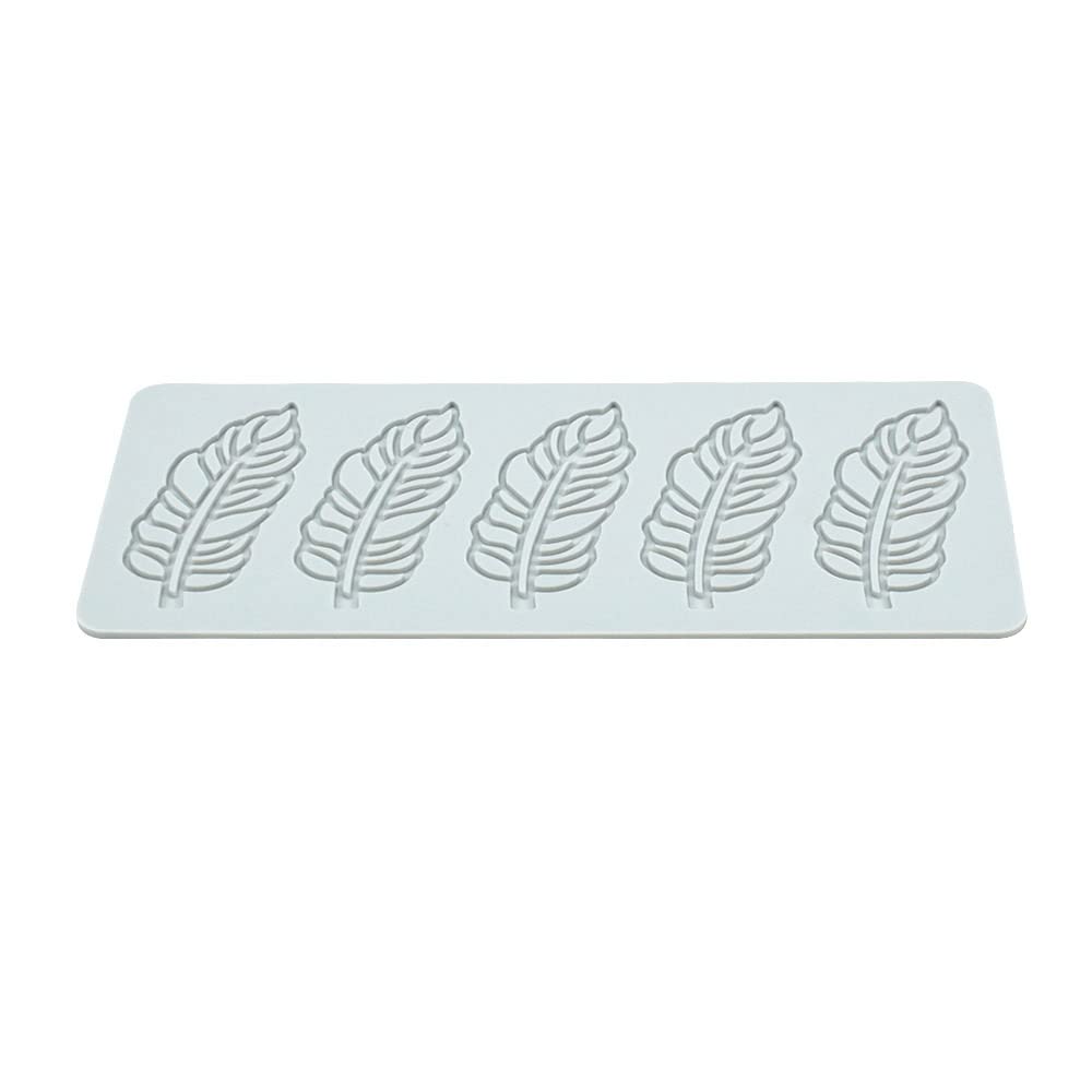 Hollow Tree Leaves Silicone Mold - 3D Fern Leaf Chocolate Candy Fondant Mold for DIY Cake Decorating, Cupcake Toppers, Sugar Crafts & Desserts (8.56x3.6x0.12 Inch) - Perfect for Baking, Wedding Cakes, Birthday Parties & Holiday Treats