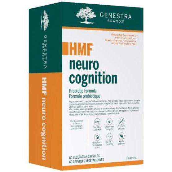 Genestra HMF Neuro Cognition 60 Veggie Caps - Supports Brain Health & Cognitive Function - Expires Sep 2025 - Ideal for Memory Support & Mental Clarity