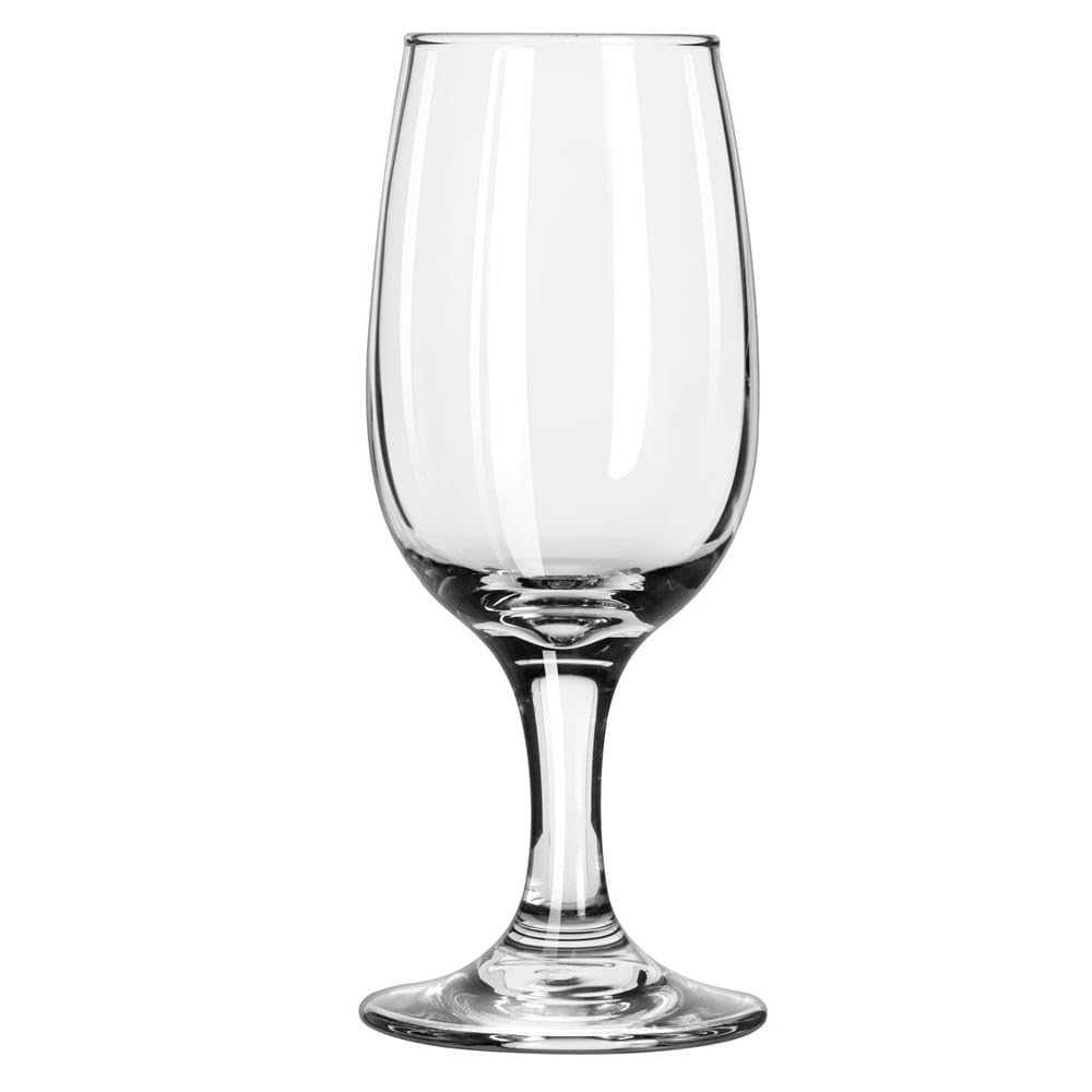 Libbey 3766 Embassy 6.5 Ounce Wine Glasses - Set of 36 for Restaurants, Bars & Events - Premium Crystal Clear Glassware for Red & White Wine Tasting