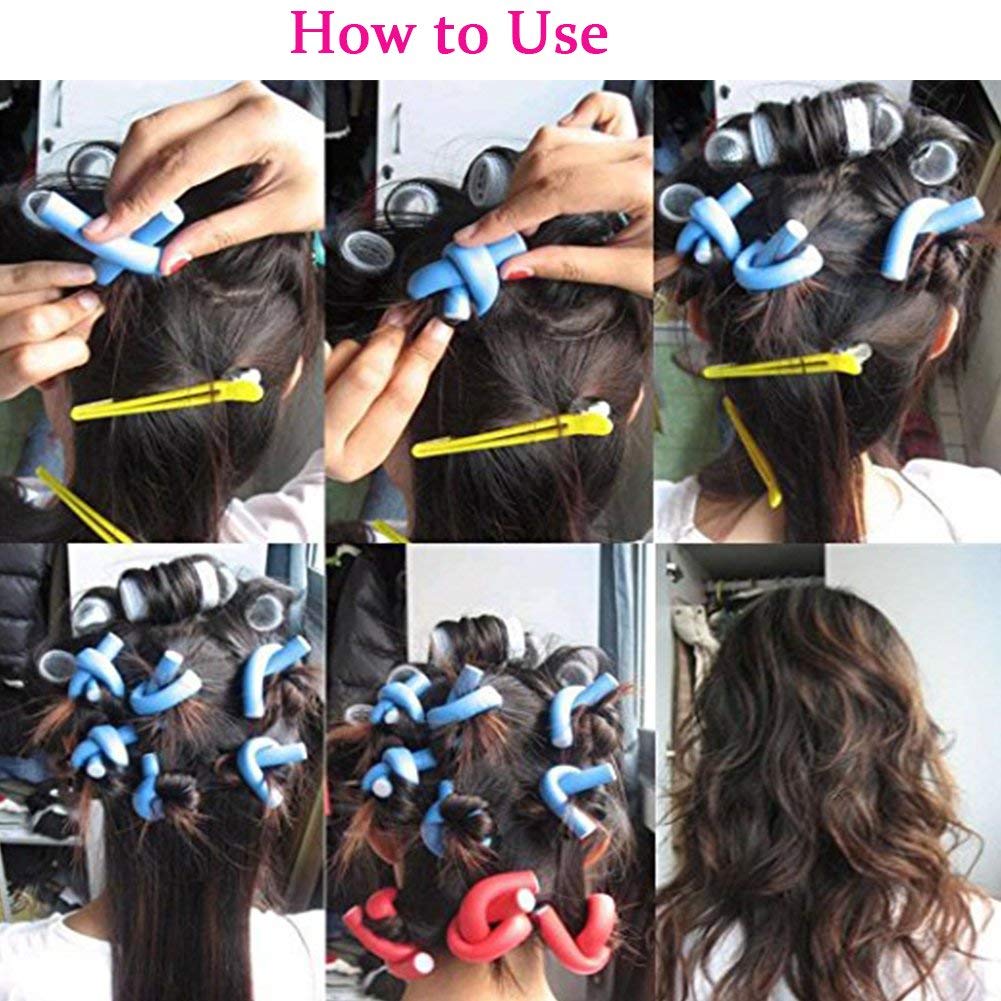 10 Pack Sister Hair Flexi Rods | 1cm Extra Thin Spiral Foam Curler Rollers for Coiled Curls | Soft Twist Flex Rods for Girls, Women & Kids | Perfect for Natural, Bouncy & Defined Curls at Home or Salon