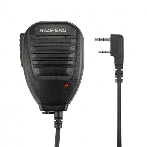 Original BAOFENG UV-5R Two-Way Radio Battery & BF-S112 Speaker - Compatible with UV-5R Walkie Talkies - Durable Communication Accessories for Outdoor Adventures, Construction Sites & Emergency Preparedness