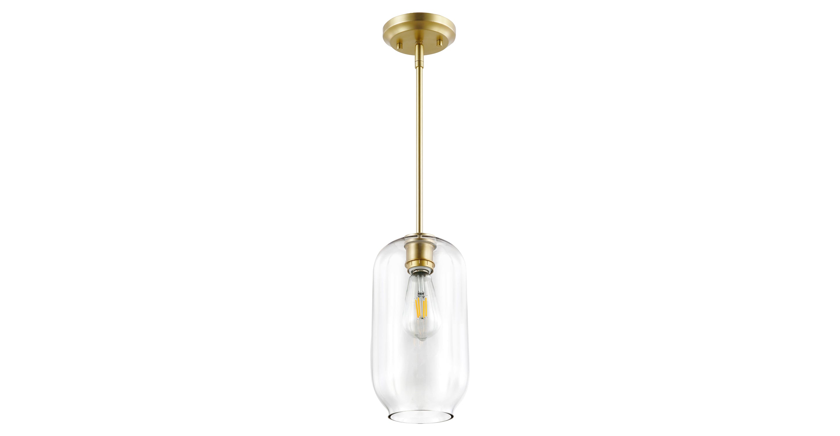 Modern Mila Pendant Light - Elegant Hanging Ceiling Lamp for Kitchen Island, Dining Room & Bedroom | Dimmable LED Lighting Fixture with Adjustable Height
