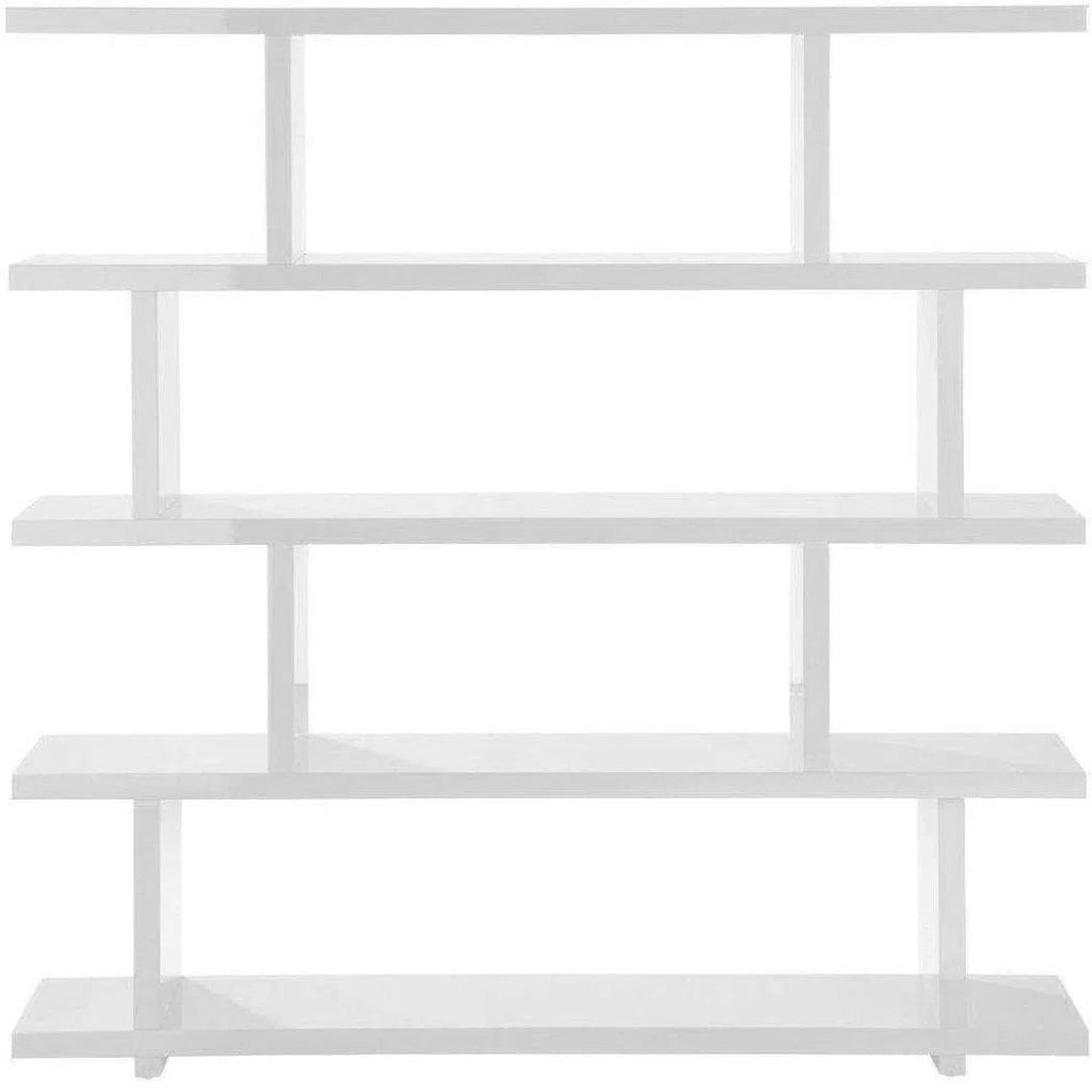 63 Inch Large White Contemporary Floating Shelf - Modern Wall Storage for Living Room, Bedroom, Office & Bathroom Organization