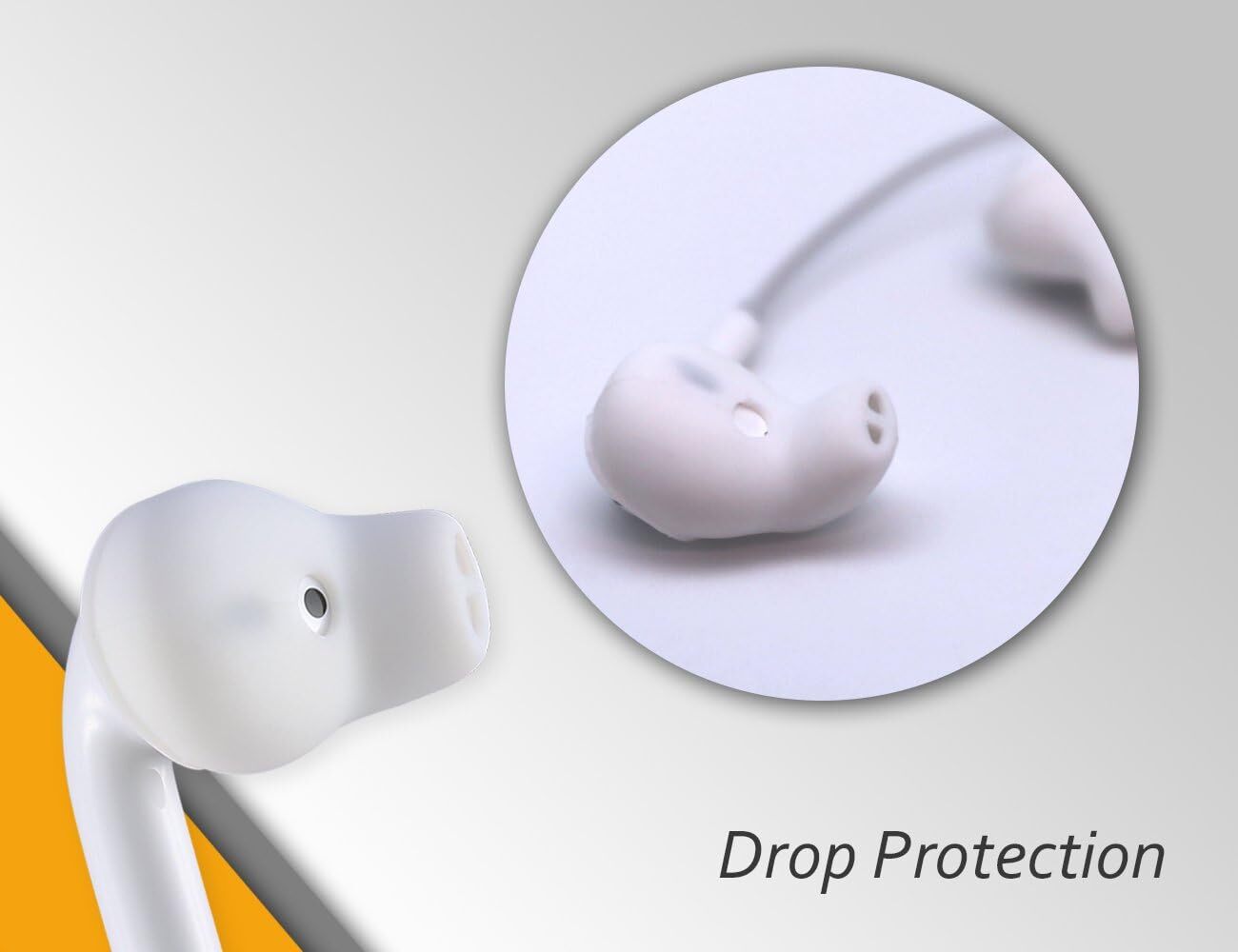 ACOUS Design Purest Earbuds Covers - Olive Gray | Soft Silicone Ear Tips for Noise Isolation | Perfect for Workouts, Commuting & Travel
