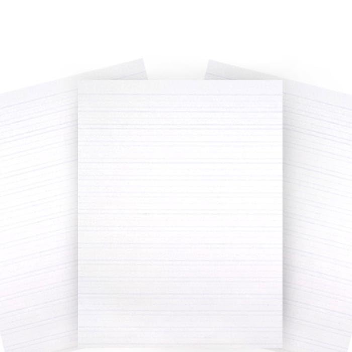 School Smart Primary Chart Paper - Skip-A-Line Ruled, 24 x 32 Inches, White, 500 Sheets - Perfect for Classroom Writing Practice, Bulletin Boards & Homeschooling Activities