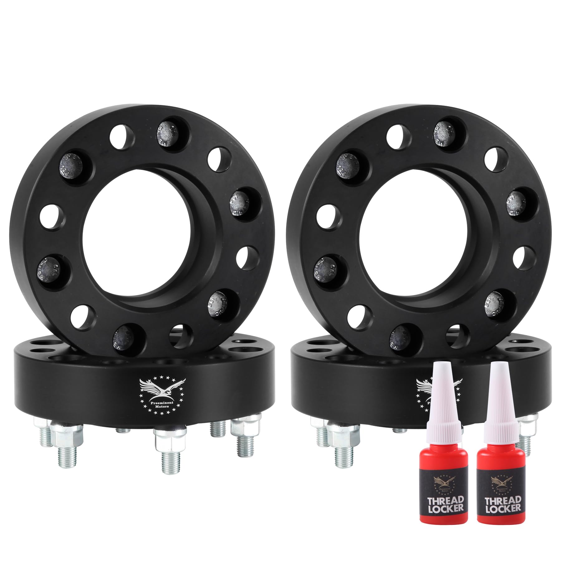 6x5.5 1.5 Inch Wheel Spacers (38mm Thick) - 93.1mm Hub Bore, M12x1.5 Thread - Compatible with 2019-2023 Ford Ranger & 2021-2023 Ford Bronco (6-Lug Only) - Heavy Duty Forged Aluminum Wheel Adapters for Off-Roading, Lifted Trucks & Custom Fitment