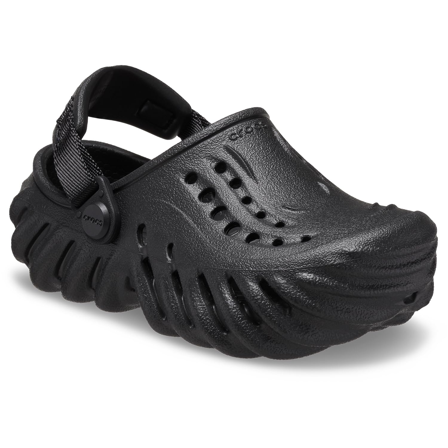 Crocs Unisex-Child Kids' Echo Clog - Lightweight Comfortable Water Shoes for Boys & Girls - Perfect for Beach, Pool, and Outdoor Play