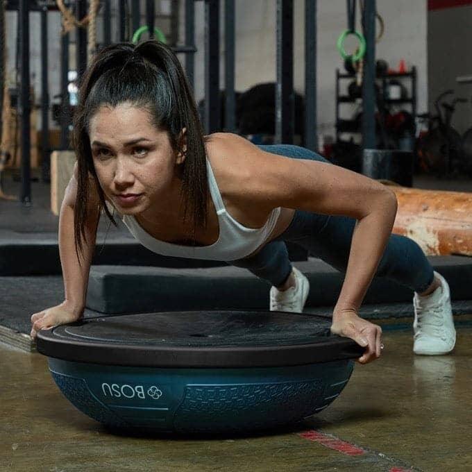 BOSU® NEXGEN™ Home Balance Trainer - Professional Stability Ball for Core Workouts, Yoga & Fitness Training - Perfect for Home Gym, Physical Therapy & Balance Exercises