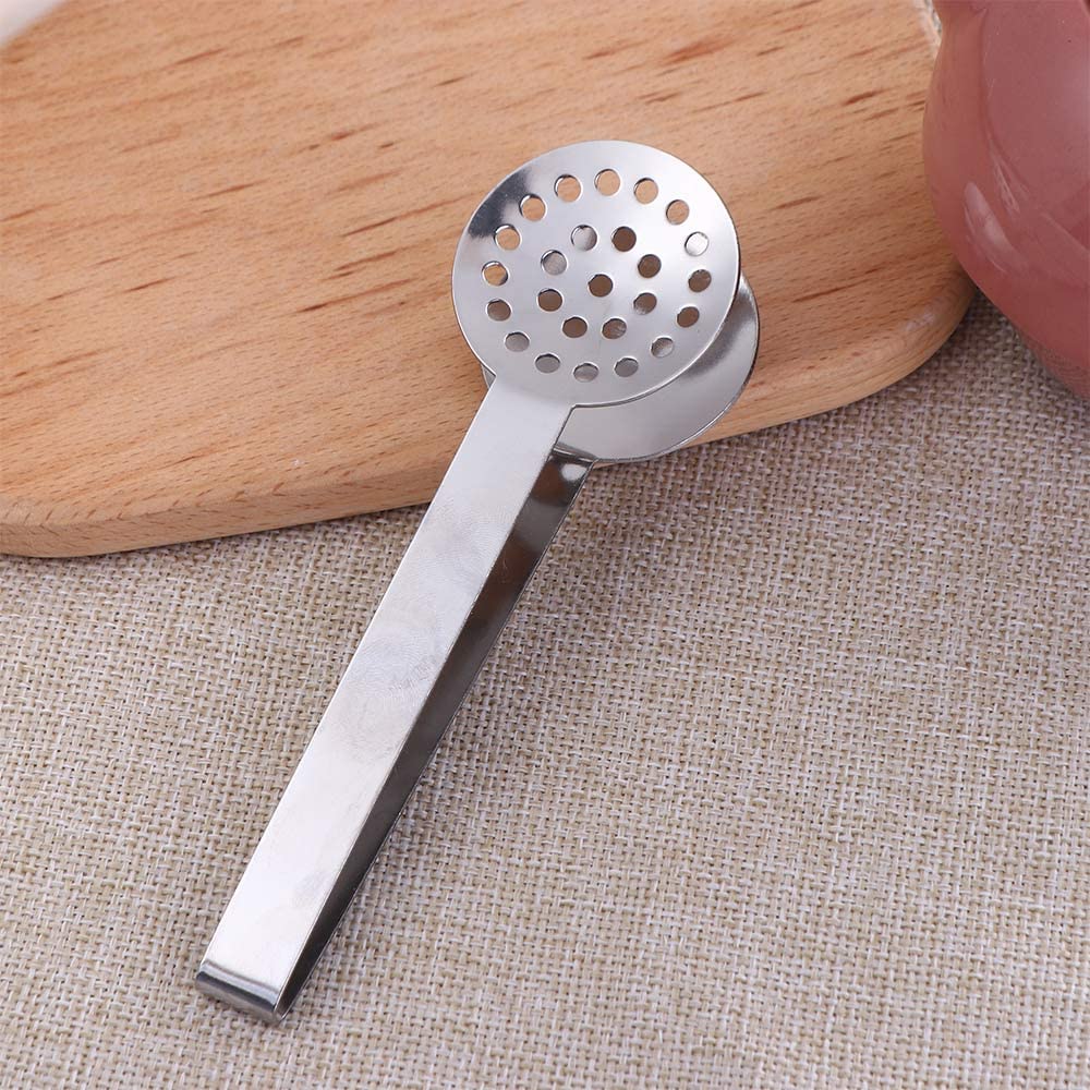 Stainless Steel Tea Bag Squeezer & Holder - 1PC Kitchen Tool for Brewing Loose Leaf Tea, Herbal Tea & Coffee - Perfect for Home, Office & Tea Shops