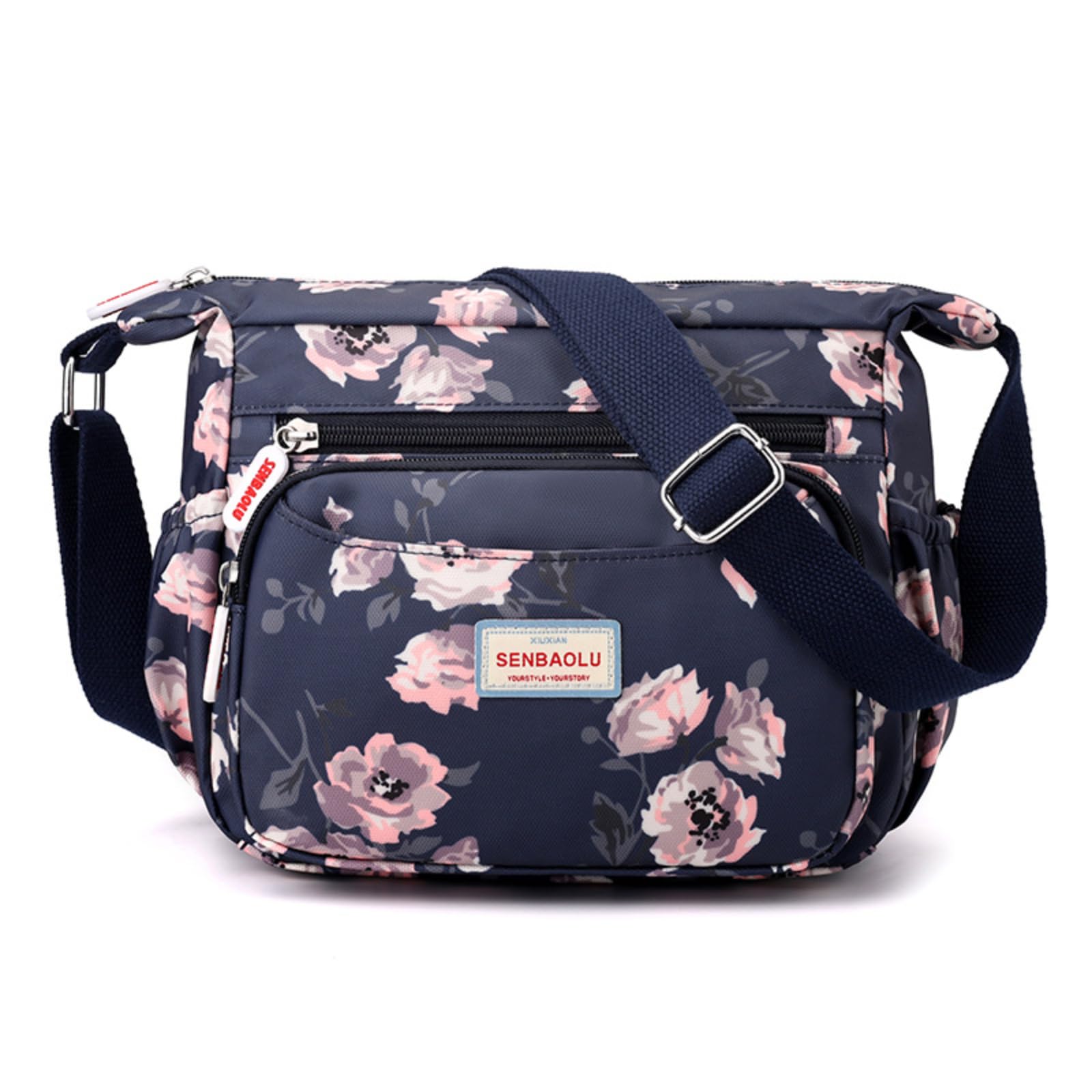 YYW Women's Multi-Pocket Crossbody Shoulder Bag - Large Capacity Waterproof Handbag with Adjustable Strap for Travel, Shopping & Daily Commute | Perfect for Work, School & Outdoor Activities