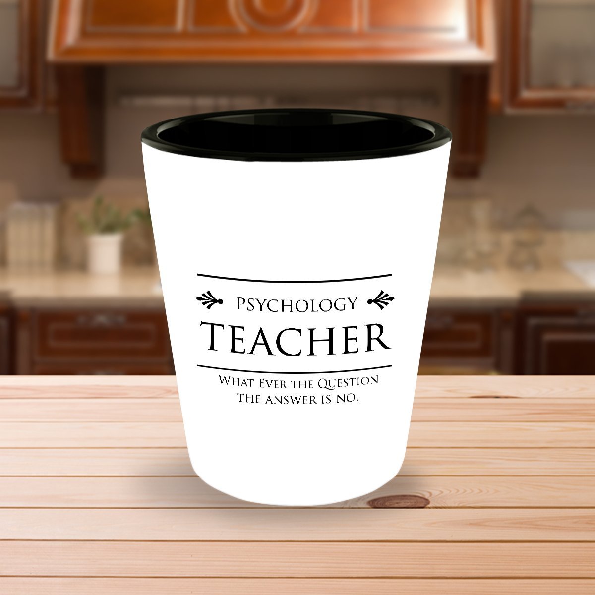 Best Shot Glass Coffee Mug - Unique Teacher Gift for Men & Women | Psychology Teacher Humor | Perfect for Coffee Lovers & Office Use
