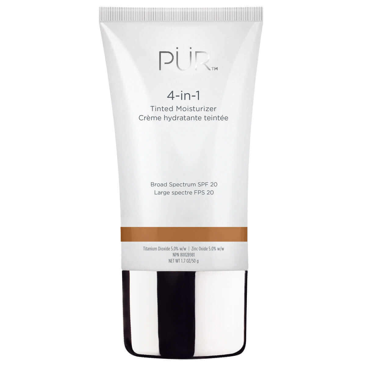 4 in 1 Tinted Moisturizer with SPF 20 - Lightweight Foundation, Sun Protection & Hydration for Daily Makeup & Sun Care | Perfect for Work, Travel & Outdoor Activities