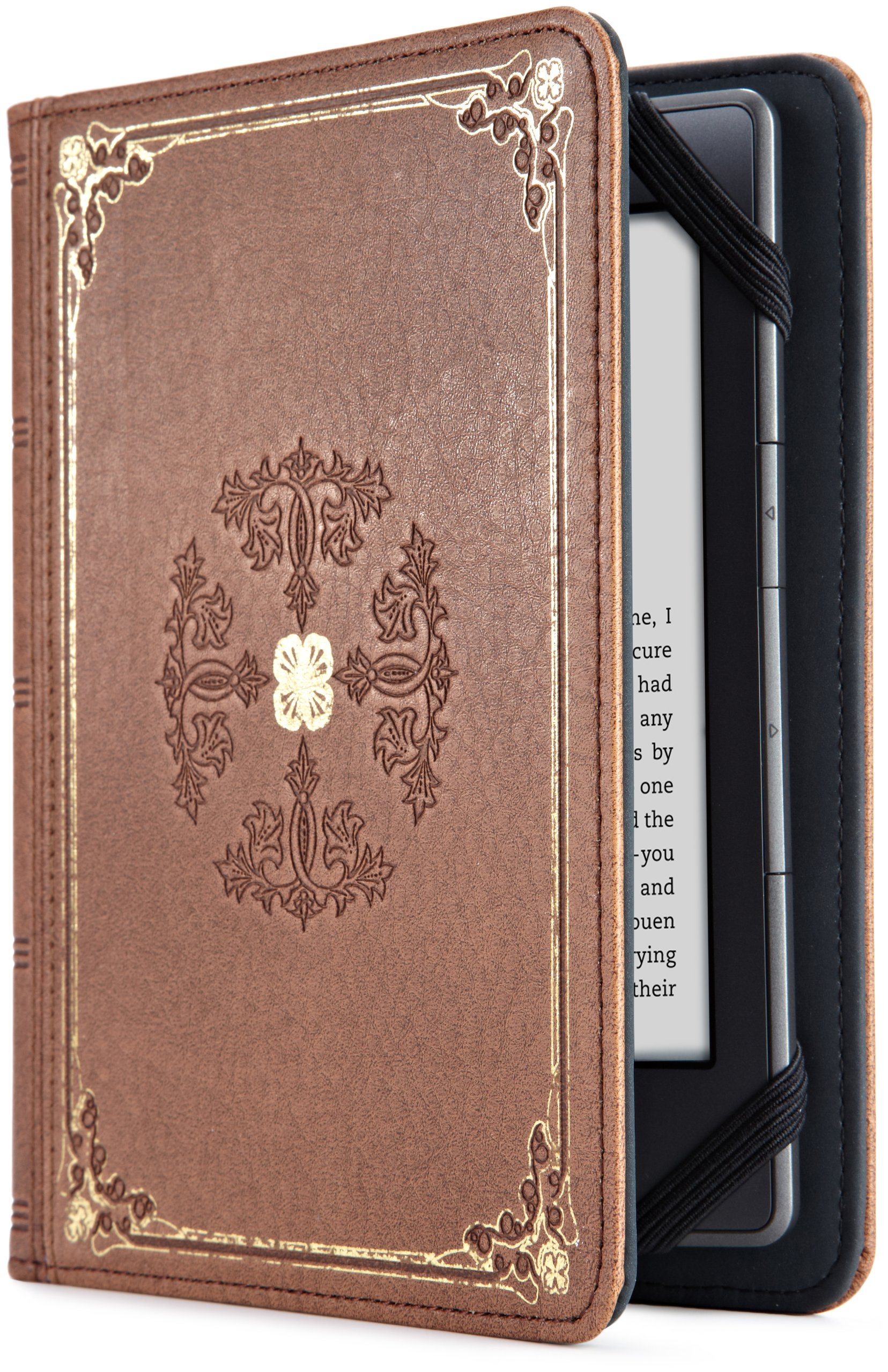 Verso Prologue Kindle Cover - Premium Tan Leather Case for Kindle Paperwhite, Kindle & Kindle Touch - Perfect for Reading, Travel & Daily Protection