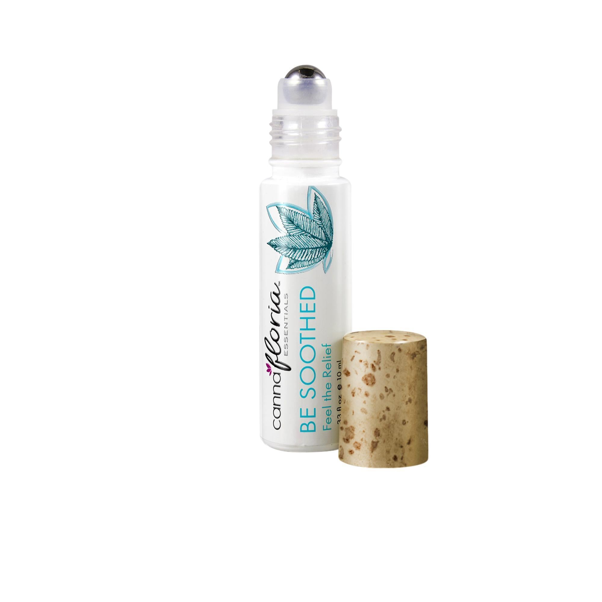 Cannafloria Essential Oil Roll On for Stress Relief & Relaxation - Portable Aromatherapy for Home, Office & Travel