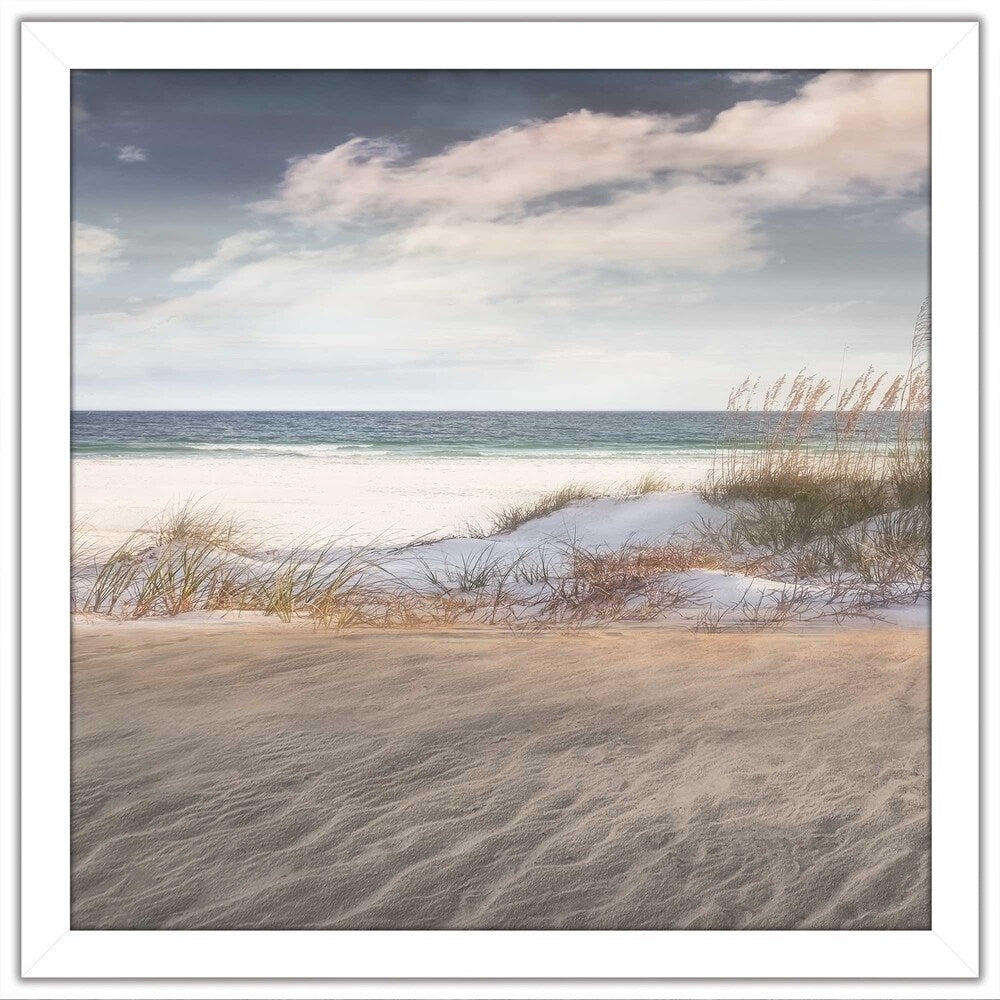 Amongst The Sea Grass by Mike Calascibetta - Blue Ocean Art Print on Acrylic | Wall Decor for Living Room, Bedroom & Office