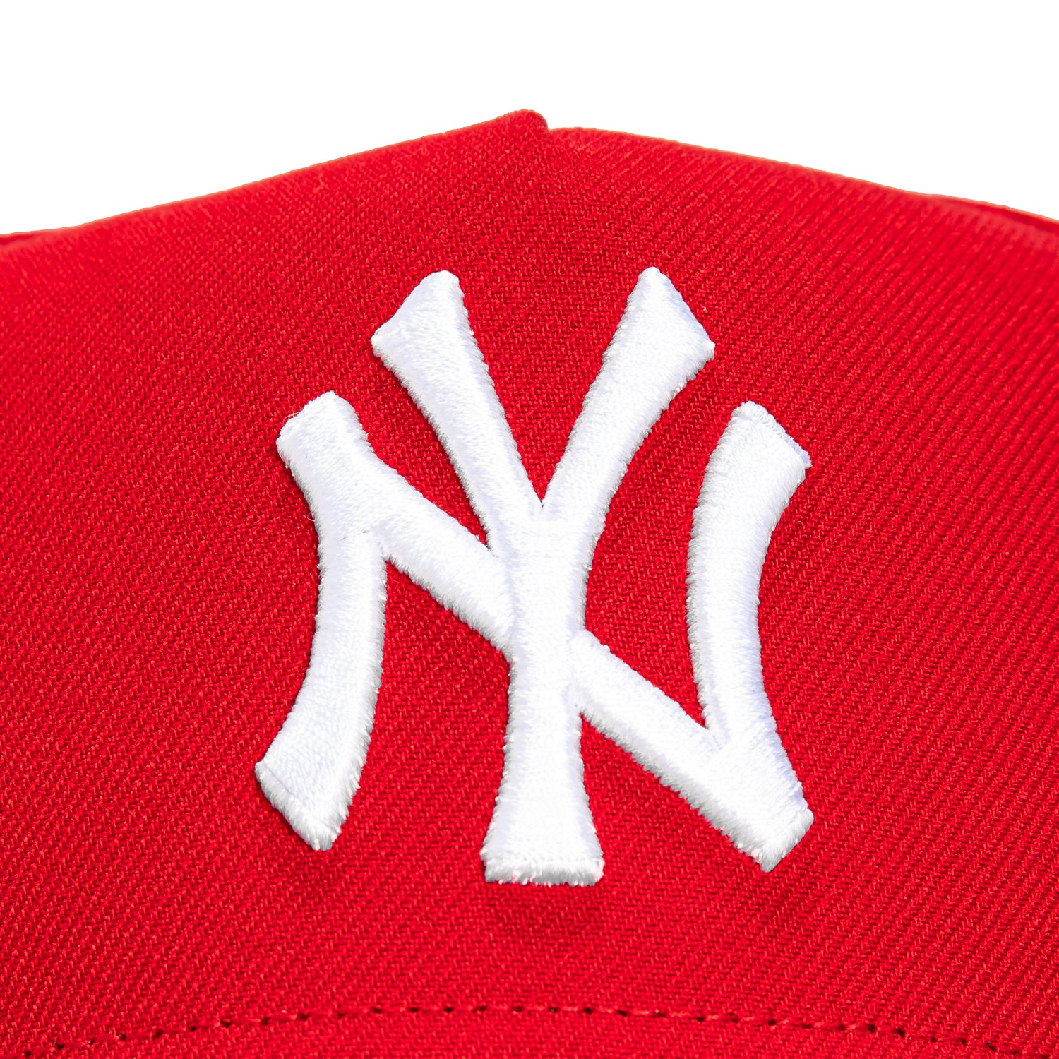 New York Yankees Snapback Hat by New Era - 9Forty A Frame Adjustable Cap in Red & White | Perfect for Baseball Games, Fan Gear, and Streetwear Fashion
