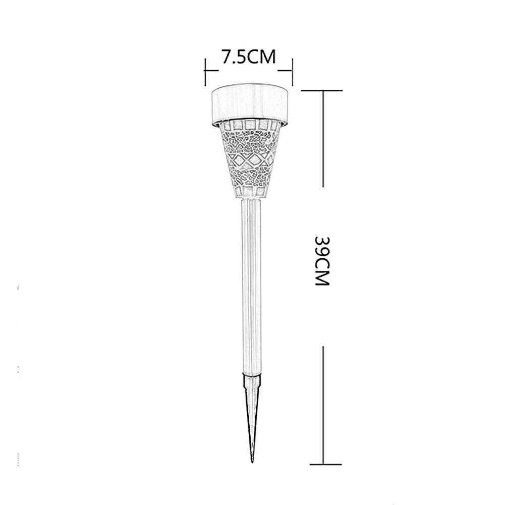 Solar Powered Outdoor Garden Lights - Waterproof Pathway & Lawn Lighting for Yard, Driveway, Walkway | Energy Efficient LED Solar Lights for Patio, Backyard, Landscape Decoration