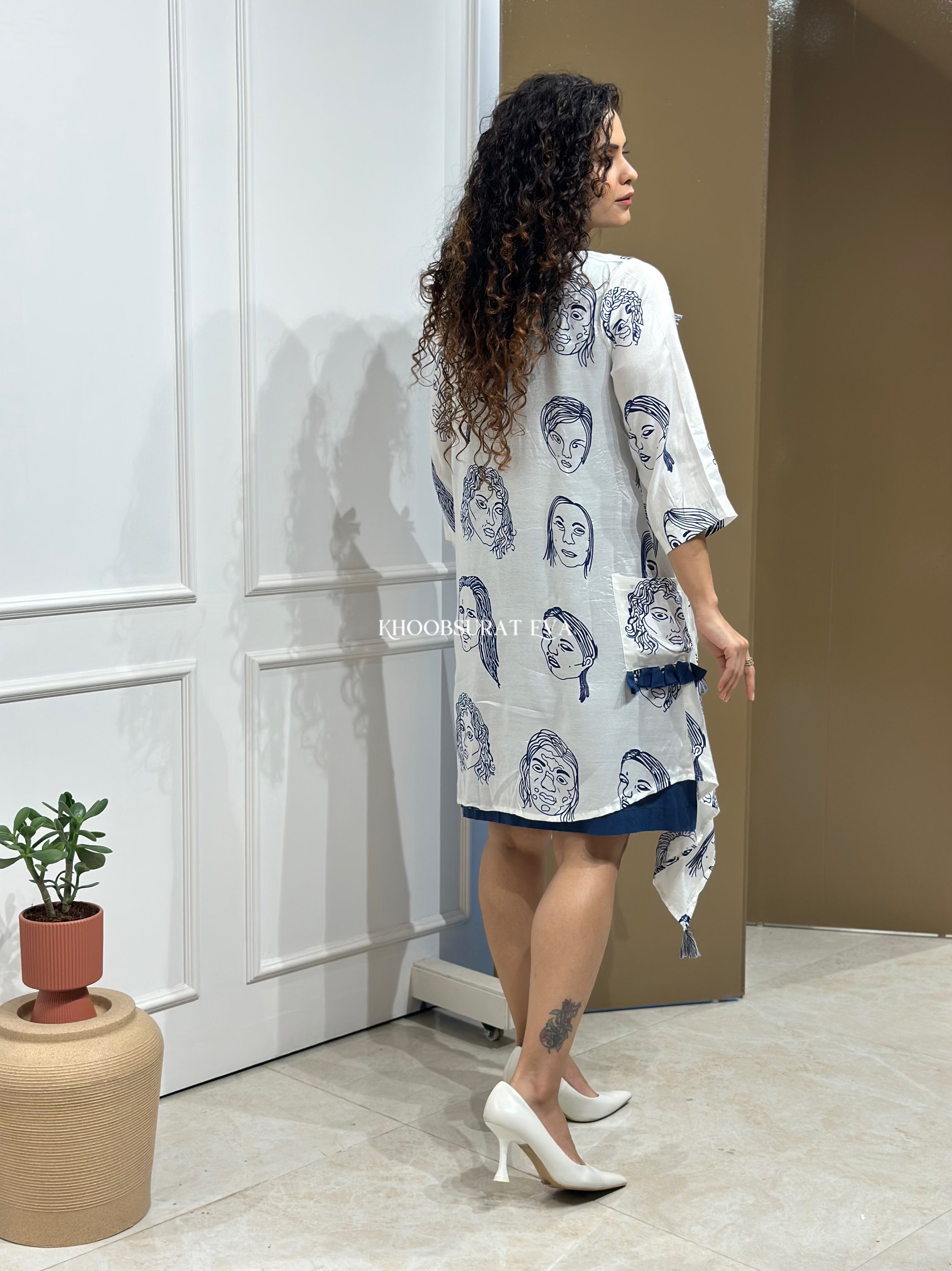 Stylish Women's Jacket and Dress Set - Fashionable Outfit Combo for Casual Wear, Office, and Date Nights