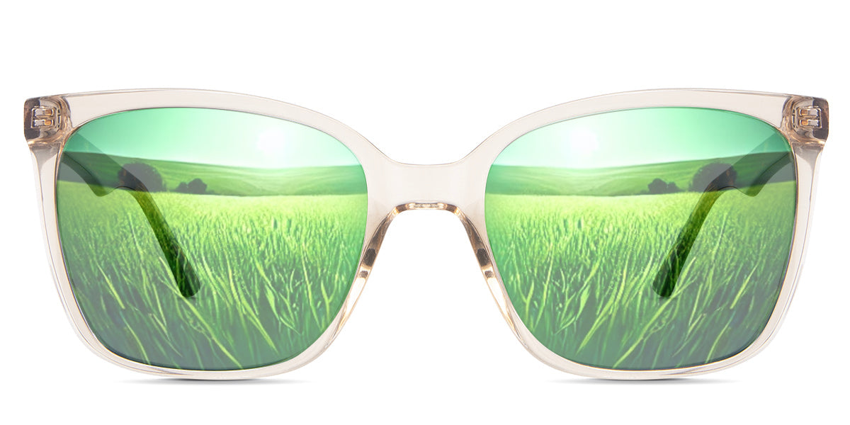 Elona Women's Prescription Tinted Glasses - Stylish & UV Protection for Reading, Driving & Outdoor Activities