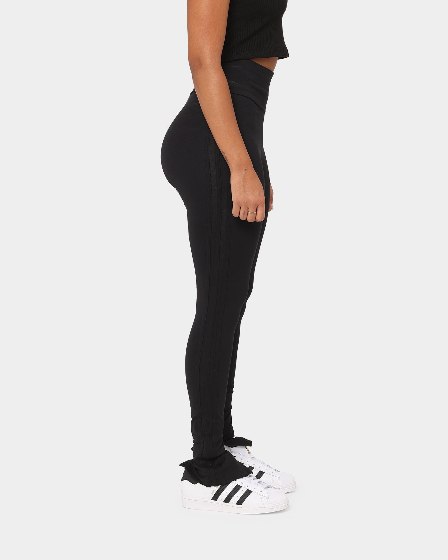 Adidas Women's Originals Class Of '72 Black Leggings - Comfortable Workout Pants for Yoga, Running & Gym